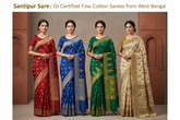 Santipur Saree: GI Certified Fine Cotton Sarees from West Bengal