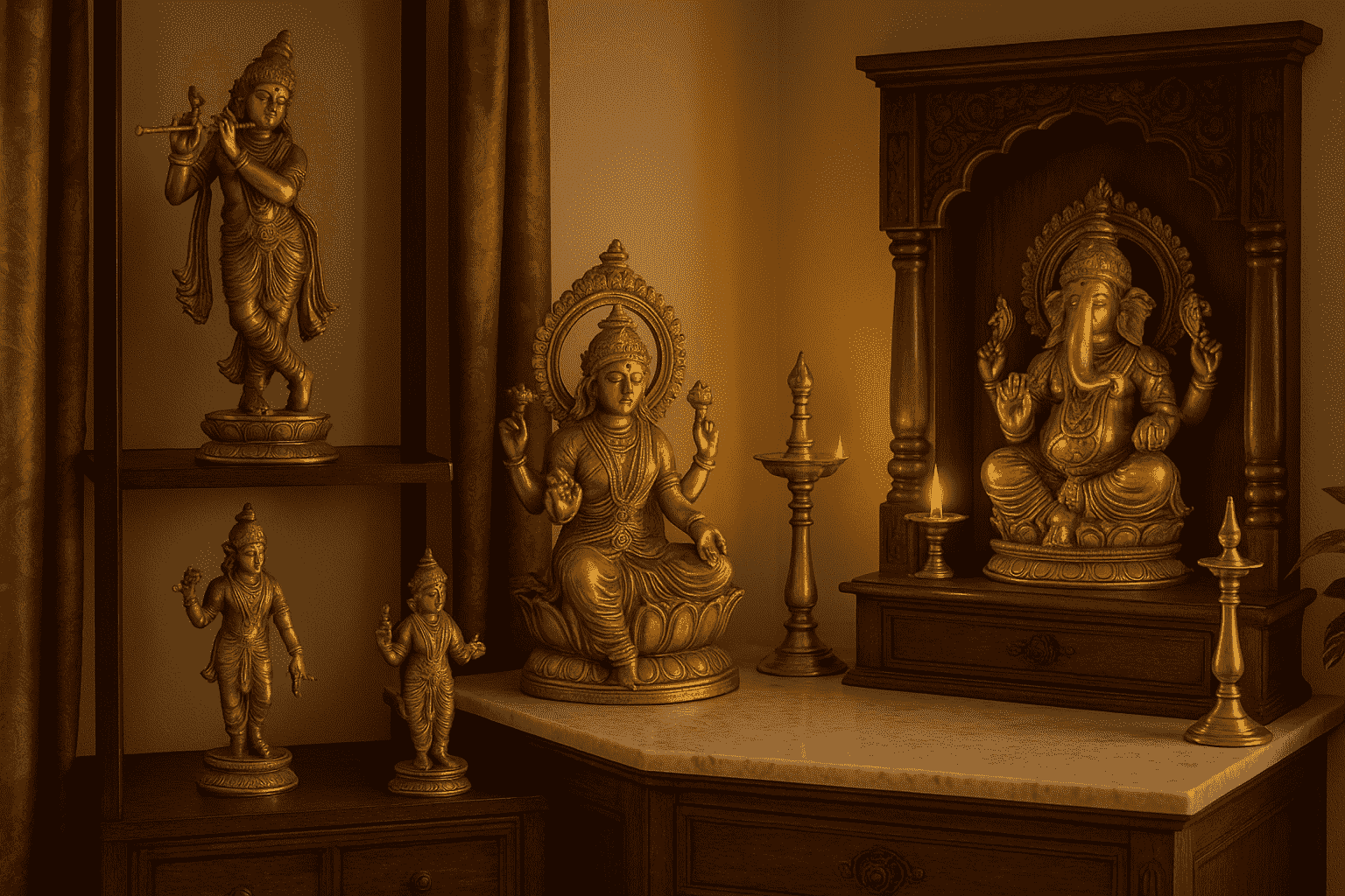 Panchaloha Idols