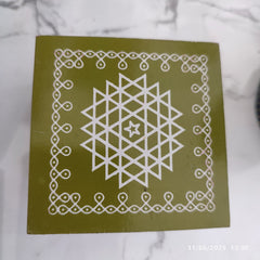 Channapatna Wooden Pooja Stand – Handcrafted & Hand-Painted Design SRI_SURYADAYA_CHENNAPATNAM