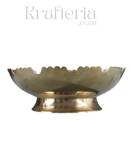 Peacock Glory - Centerpiece Brass Fruit Bowl