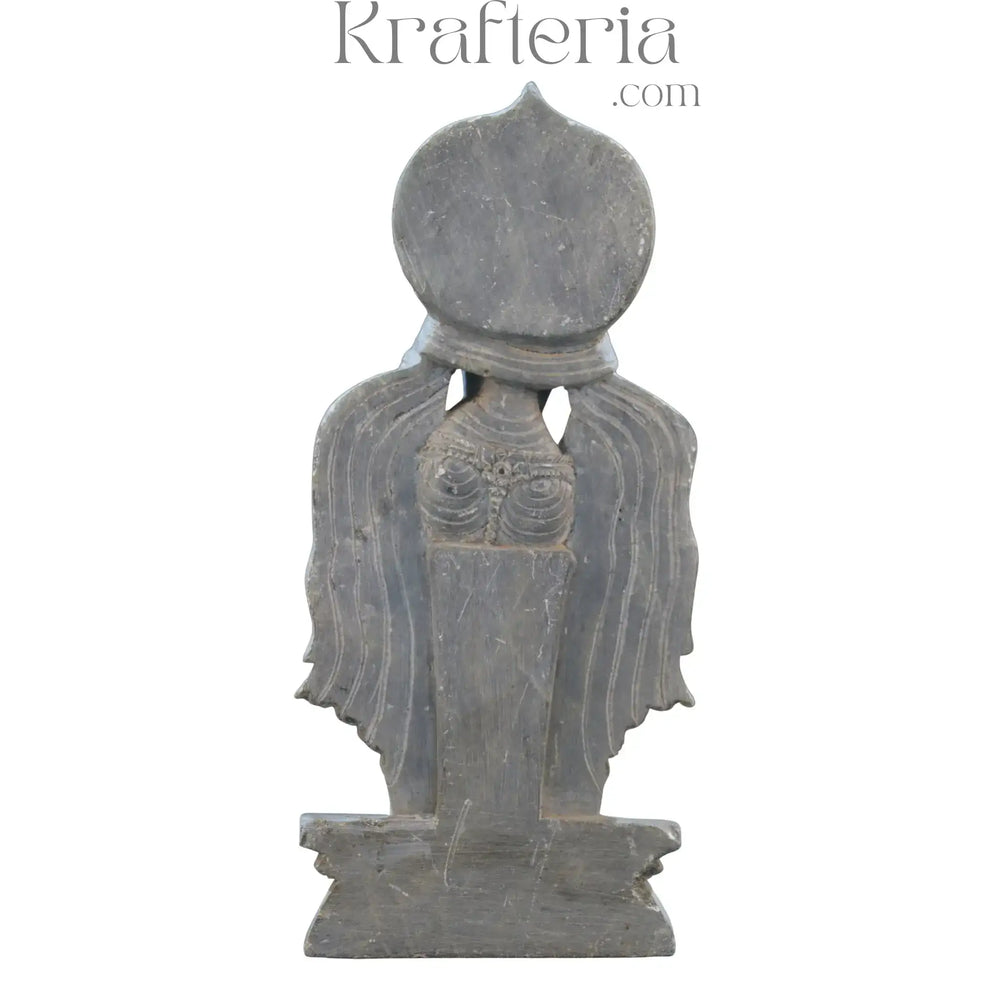 Tandavam Dancing Amman Sculpture – Divine Dance of Power and Grace Soft Stone