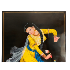 Traditional Nirmal art of Kathak dancer