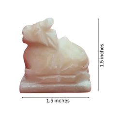 Marble Nandi Idol – Sacred Nandi Bull Statue for Pooja & Home Décor Marble
