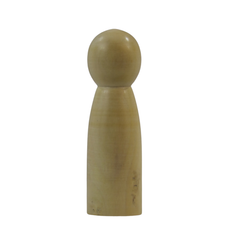 Blank wooden peg doll for DIY crafts