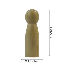 Craft ready natural peg doll