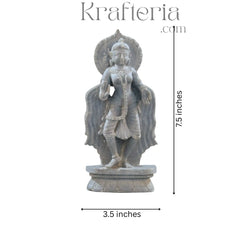 Tandavam Dancing Amman Sculpture – Divine Dance of Power and Grace Soft Stone