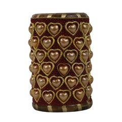 Handmade Wooden Stone Pen Holder – Rustic Office Accessory Accessories