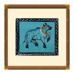 Celestial Cow – Guardian of Abundance Pichwai Art