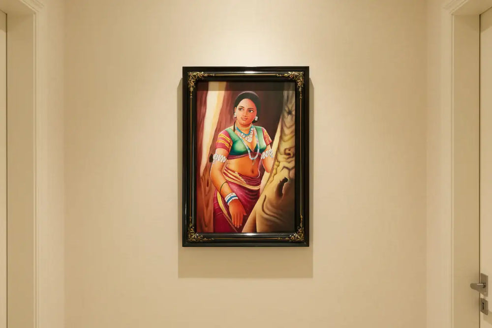 The Grace of Rural Telangana - Nirmal Painting Paintings