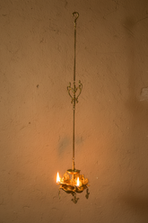 Handmade Ethnic Brass Hanging Diya for Home Entrance & Mandir Brass Artwork