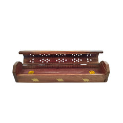 Wooden Incense Stick Holder | Carved Burner Stand for Home Decor maruthi handicrafts