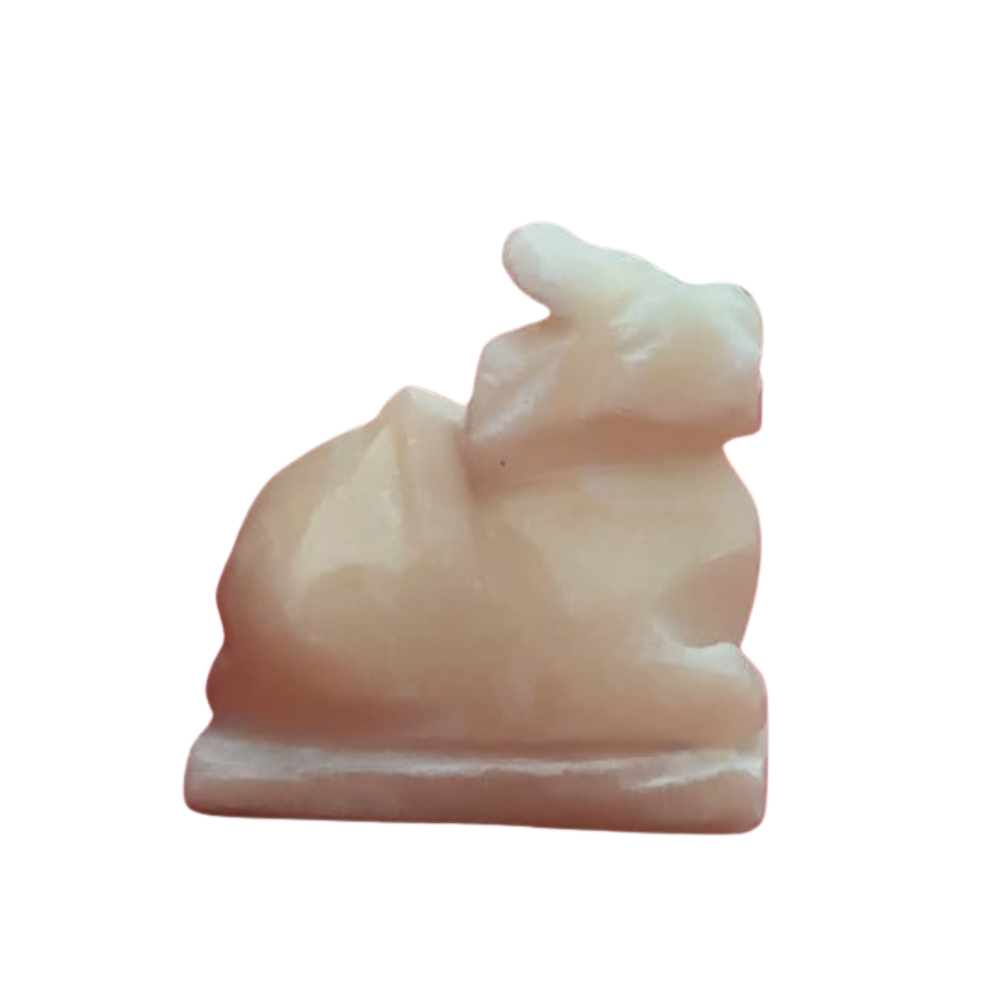 Marble Nandi Idol – Sacred Nandi Bull Statue for Pooja & Home Décor Marble