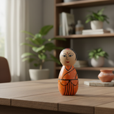 Authentic hand painted traditional women doll