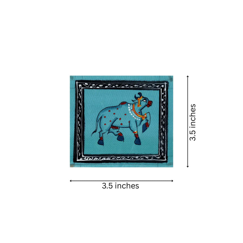 Celestial Cow – Guardian of Abundance Pichwai Art Paintings