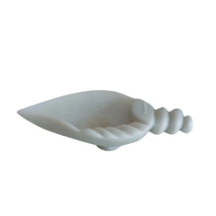 White Marble Decorative Bowl with Handle – Urli & Pooja Diya Bowl Marble
