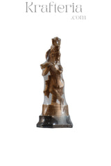 Beautiful Murali Krishna Wood Sculpture with Rosewood Base