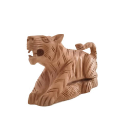 Decorative Wooden Tiger | Intricately Hand-Carved Animal Figurine maruthi handicrafts