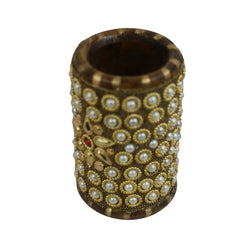 Handmade Wooden Stone Pen Holder – Rustic Office Accessory Accessories