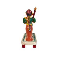 Etikoppaka Lacquerware - Women Pounding Grain Figurine Etikoppaka Lacquerware