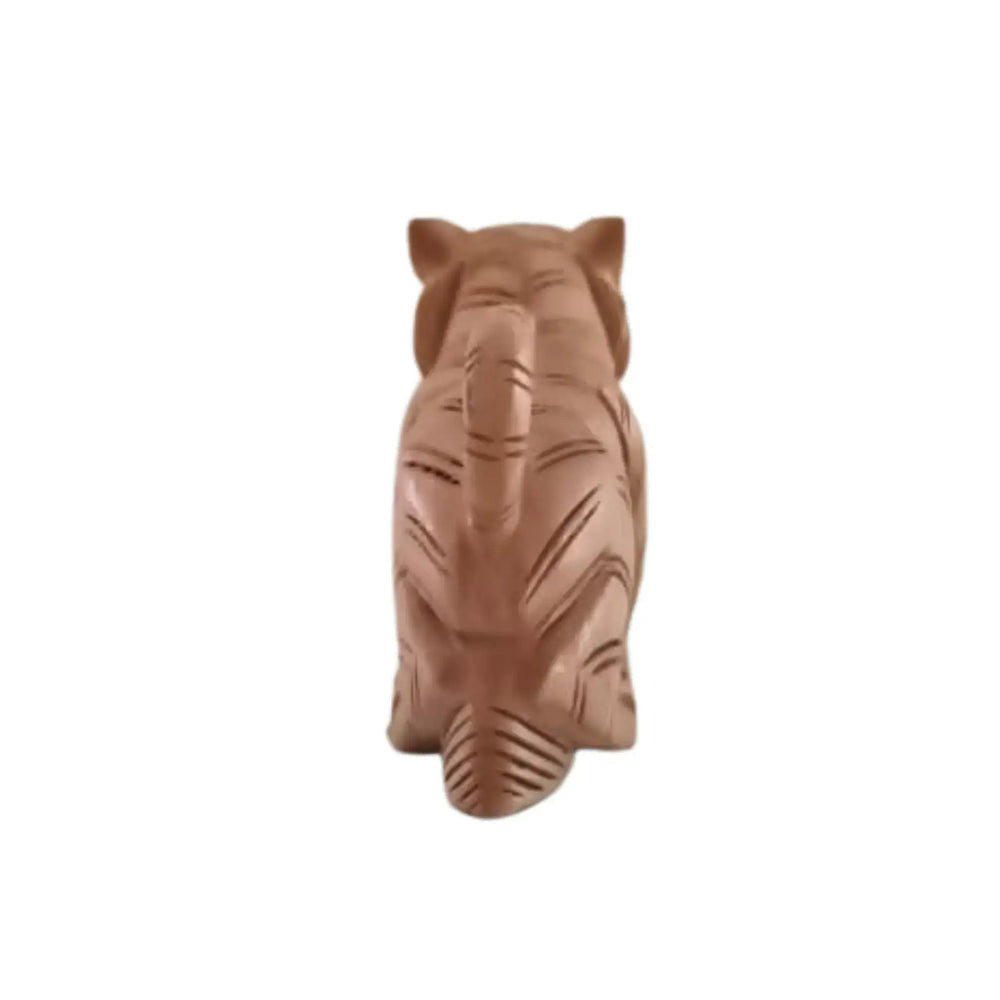 Decorative Wooden Tiger | Intricately Hand-Carved Animal Figurine maruthi handicrafts