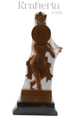 Beautiful Murali Krishna Wood Sculpture with Rosewood Base