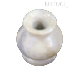 Designer Marble Flower Vase – Unique Decorative Accent