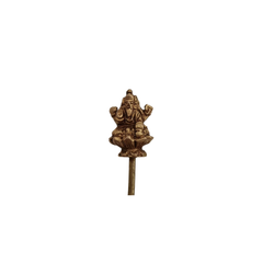 Divine Trinity Brass Idol – Vishnu, Maheshwara, and Brahma in Ananta Shayana Form