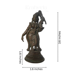 Meenakshi Amman Panchaloha Idol – Antique Finish Sculpture Panchaloha