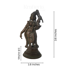 Meenakshi Amman Panchaloha Idol – Antique Finish Sculpture