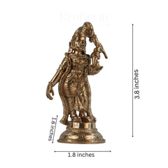 Panchaloha Meenakshi Amman Idol – Divine Grace Karthick's metal art