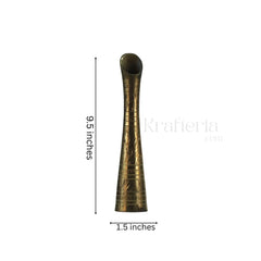 Antique-Finish Brass Flower Vase – Inspired by Indian Heritage Brass Ware