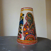 Authentic Leather Shadow Puppetry Lamp | Bed Lamp