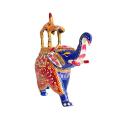 Hand-Painted Ambari – Intricate Decorative Artwork Metal Decorative