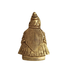 Brass Tuljapur Bhavani Mata Idol - Goddess of Power & Protection