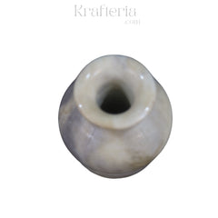 Designer Marble Flower Vase – Unique Decorative Accent