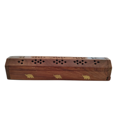 Wooden Incense Stick Holder | Carved Burner Stand for Home Decor