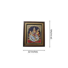 Beautiful Saraswathi Devi Thanjavur Painting – Timeless Indian Craft