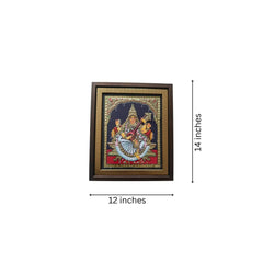 Beautiful Saraswathi Devi Thanjavur Painting – Timeless Indian Craft Paintings