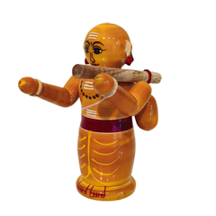 Vibrant Etikoppaka Wooden Deity/Guru