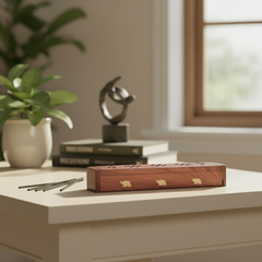 Wooden Incense Stick Holder | Carved Burner Stand for Home Decor