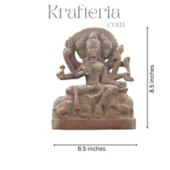 Sculpture of Lord Dattatreya – Representation of Brahma, Vishnu, and Shiva