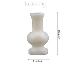 Designer Marble Flower Vase – Unique Decorative Accent