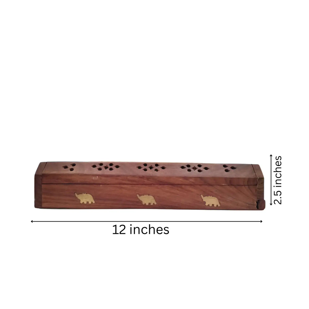 Wooden Incense Stick Holder | Carved Burner Stand for Home Decor maruthi handicrafts