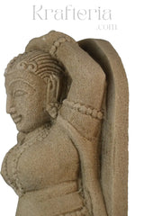 Celestial Grace - An Apsara in Dance Sand Stone