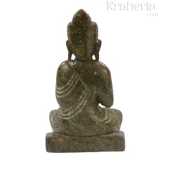 Peaceful Buddha Figurine – Soft Stone Decorative Idol
