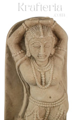 Celestial Grace - An Apsara in Dance Sand Stone