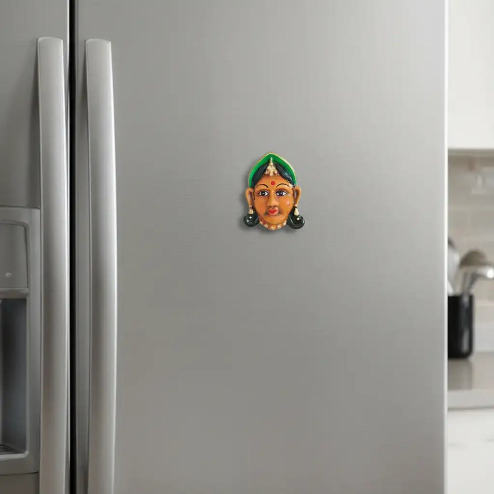 Hand-Painted Decorative Magnets | Artistic Fridge Magnets Set maruthi handicrafts