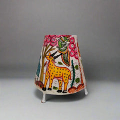 Mythical Creatures and Animal Motifs Leather Art | Bed Lamp Leather Paintings