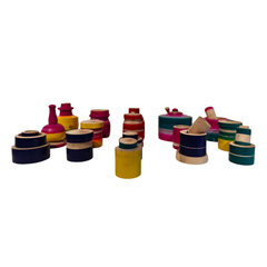 Etikoppaka Lacquerware Miniature Kitchen Playset