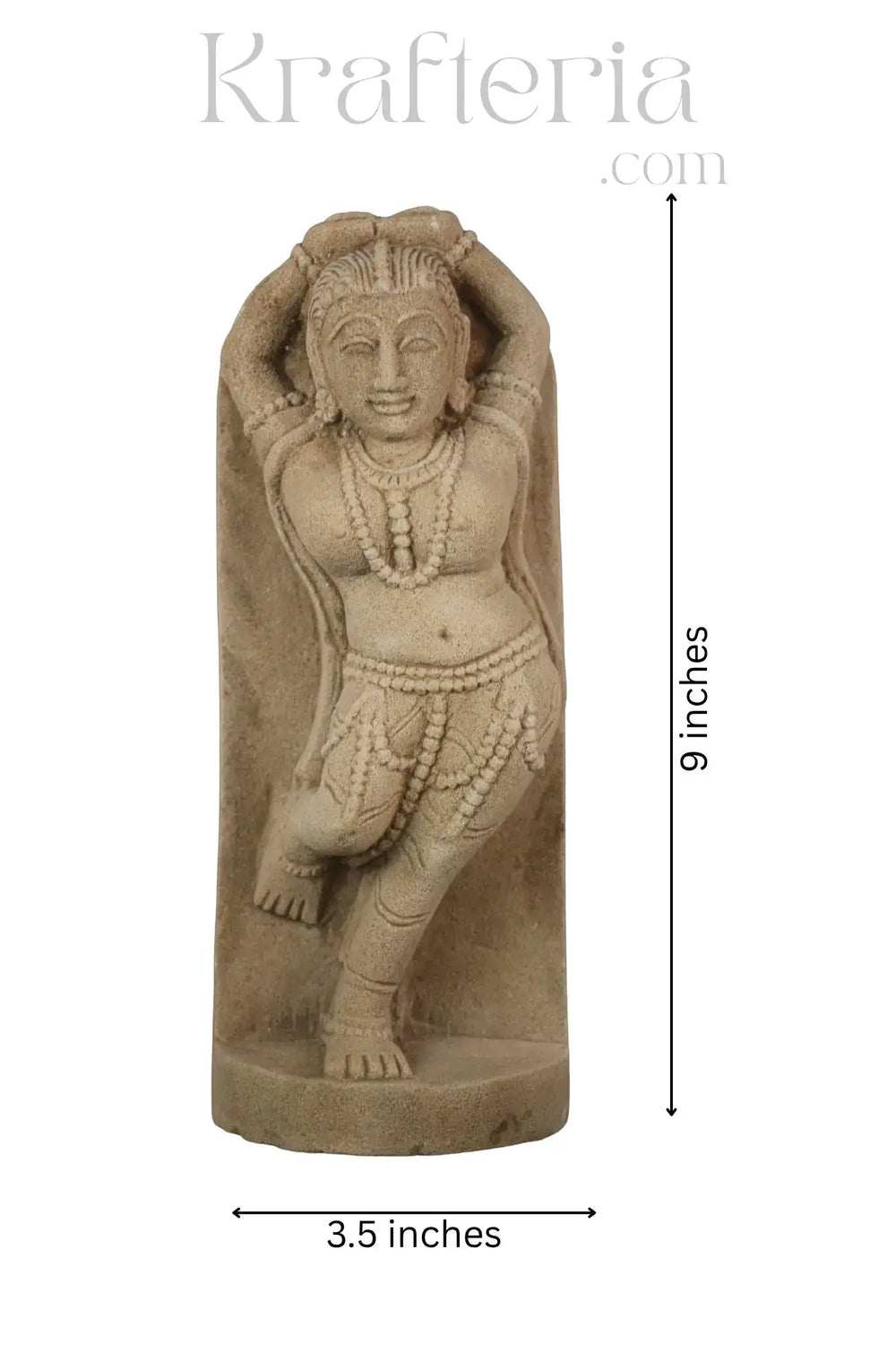 Celestial Grace - An Apsara in Dance Sand Stone